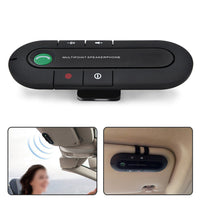 Bluetooth Handsfree Speaker MP3 Player With Sun Visor Clip & Car Charger Suitable For Universal Cars