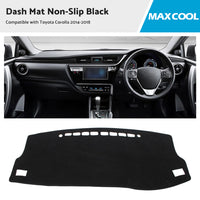 {{ Dash Mat Suitable For Toyota Corolla 2014-2018 Hatch Dashboard Cover Black }} - Buy Car Parts Online at {{ Kaka Auto Parts }}.