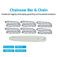 20'' 3/8LP .058 72DL Bar & Chain Combo Suitable For  Shindaiwa 550 575 577 680