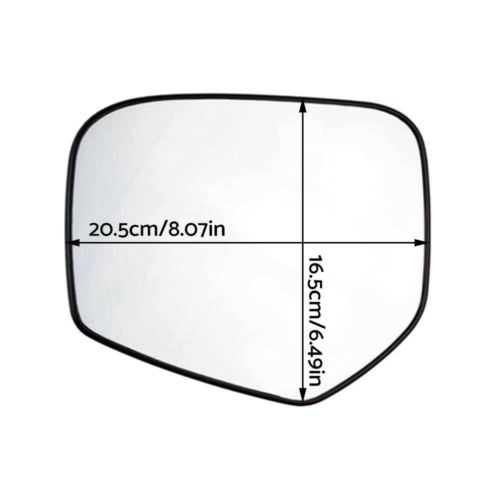 Front Left Side Mirror Glass Suitable For Mitsubishi Triton ML MN 2006-2015