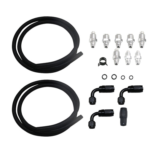 Power Steering Pump Hose Kit Suitable for LS LS1 LS3 Swap Pressure Return Line