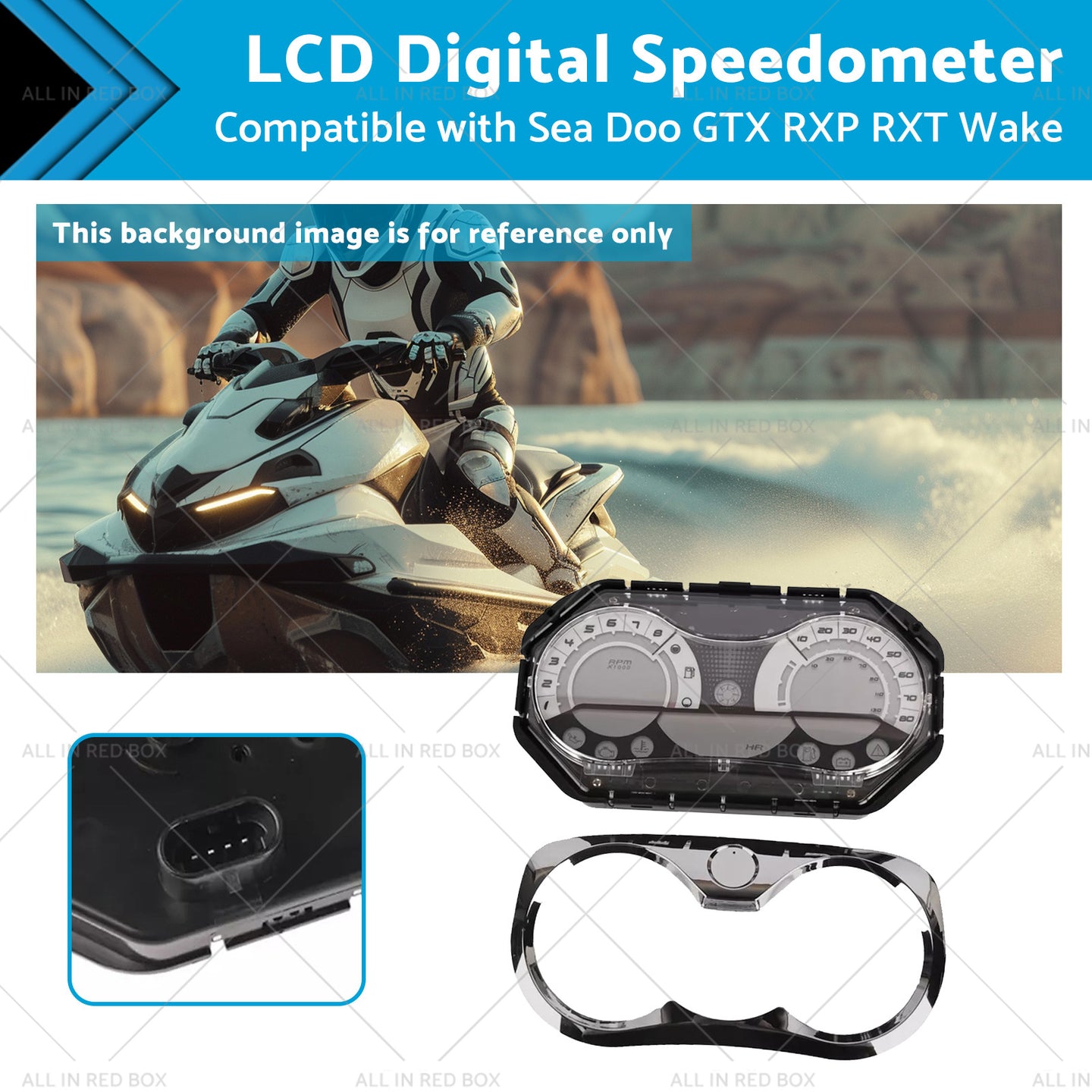 {{ 278002270 LCD Digital Speedometer Suitable for Sea Doo GTX RXP RXT Wake 06-11 }} - Buy Car Parts Online at {{ Kaka Auto Parts }}.