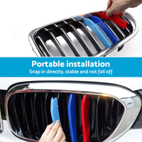 M-Tech Kidney Grille 3-Color Cover Clips Suitable For BMW X5 E70 2008-2013