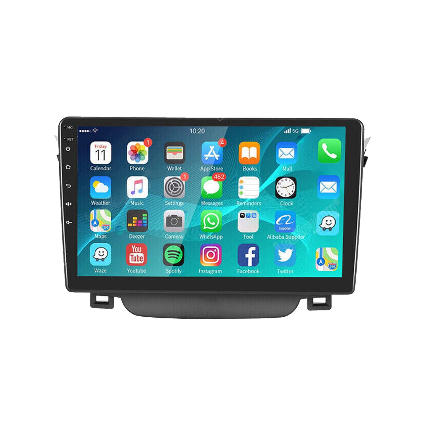 In-Dash Units 9" Touch Screen Stereo CarPlay Suitable For Toyota Corolla 2009-13