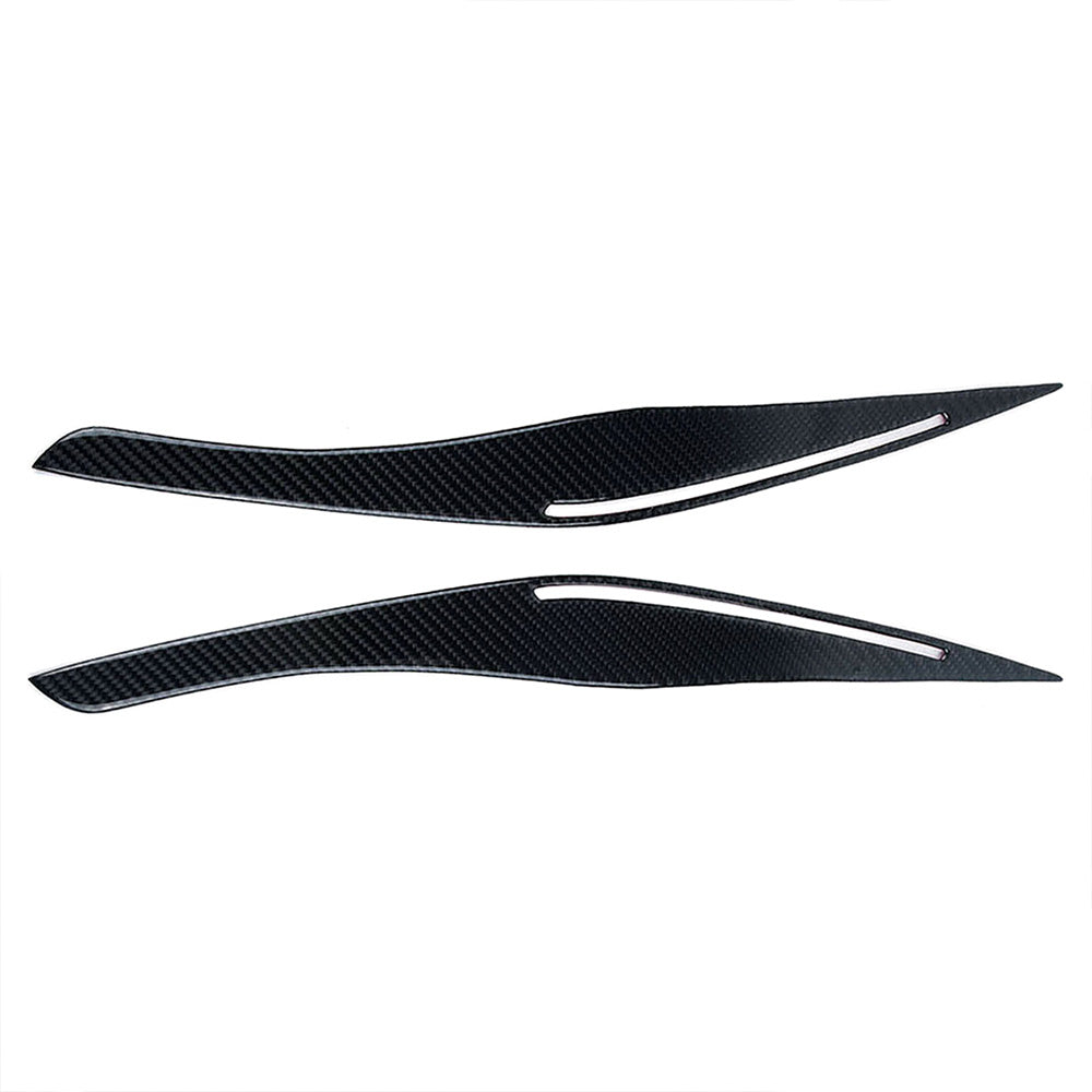 Carbon Fiber Headlight Eyebrow/Eyelids Cover Trim Suitable For BMW E90/E91 328i & 335i