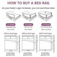 {{ Adjustable Folding Kids Safety Bed Rail/BedRail Cot Guard Protecte Child Toddler }} - Buy Car Parts Online at {{ Kaka Auto Parts }}.