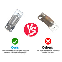 304 Stainless Steel Worm Clamp Hose Clamps with Fasteners Suitable For DIY Adjustable Use