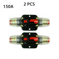 {{ 2 PCS AMP Circuit Breaker Dual Battery IP67 Waterproof 12V 24V Fuse Manual Reset }} - Buy Car Parts Online at {{ Kaka Auto Parts }}.