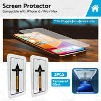 {{ 2PCS Screen Protector Tempered Glass Suitable For iPhone 13 Pro Max }} - Buy Car Parts Online at {{ Kaka Auto Parts }}.
