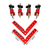 90 Degree Positioning Squares Right Angle Clamp Set Suitable For Woodworking Carpenter Clamping