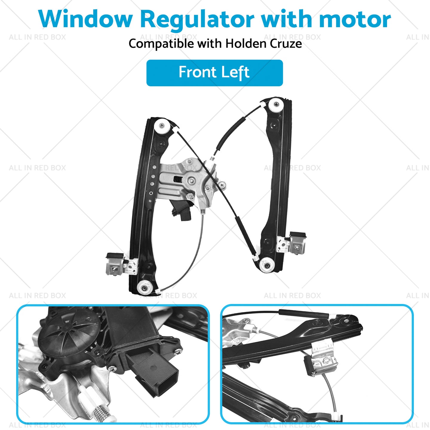 {{ Front Left Window Regulator With Motor 7Pin Suitablefor Holden Cruze JG JH 09-16 }} - Buy Car Parts Online at {{ Kaka Auto Parts }}.