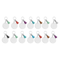 Bulk Keychain Ornament Set 150PCS Sublimation Blank Keychains Suitable For Crafts & Jewelry