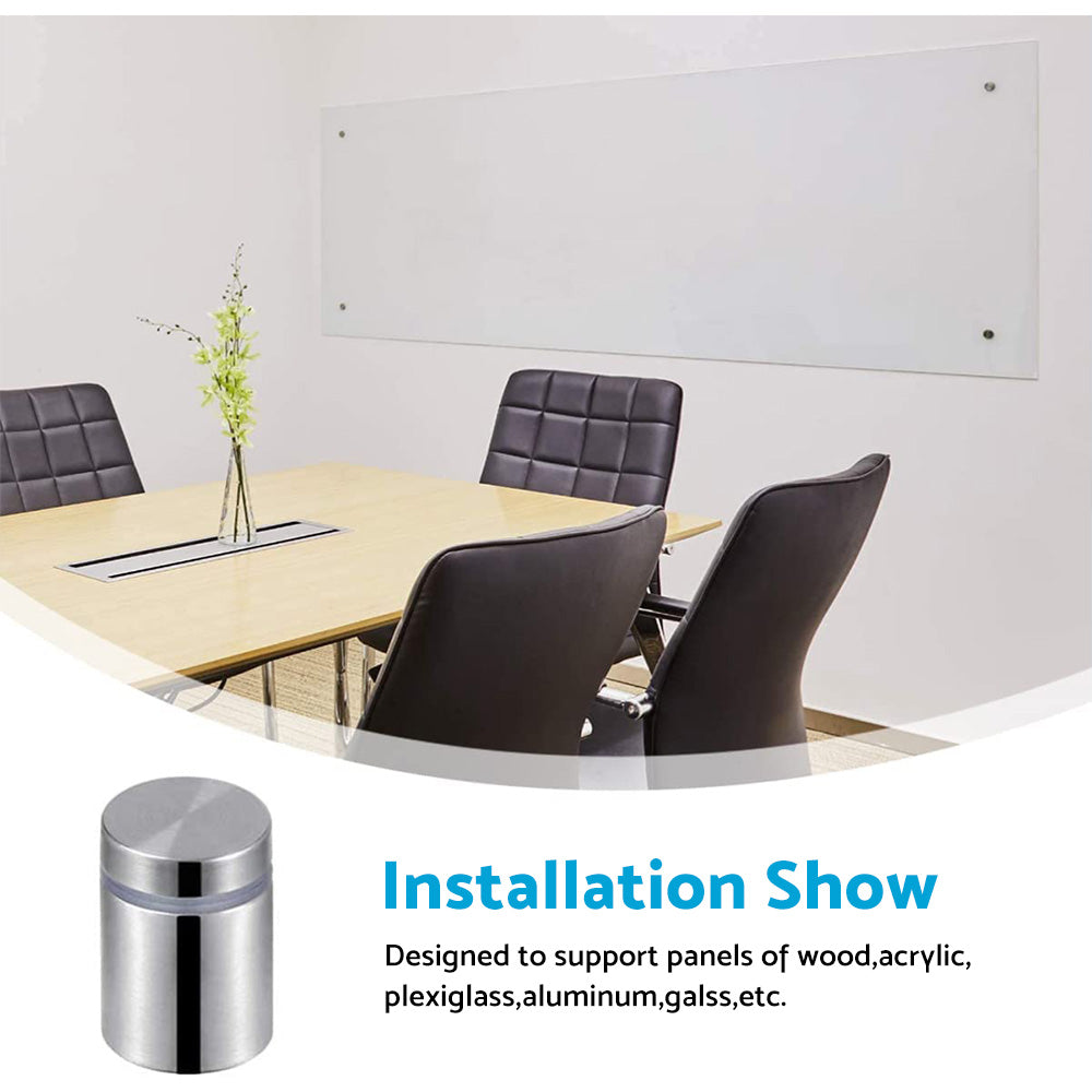 20x Stainless Steel Standoff Bolts Suitable For Sign and Advertisement Mounting