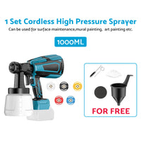 {{ Cordless High Pressure Spray Gun Airless Paint Sprayer For Makita Battery }} - Buy Car Parts Online at {{ Kaka Auto Parts }}.