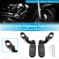 {{ Motorcycle Highway Foot Pegs Suitable For Harley Street Glide Road Glide 1-1 4inch }} - Buy Car Parts Online at {{ Kaka Auto Parts }}.