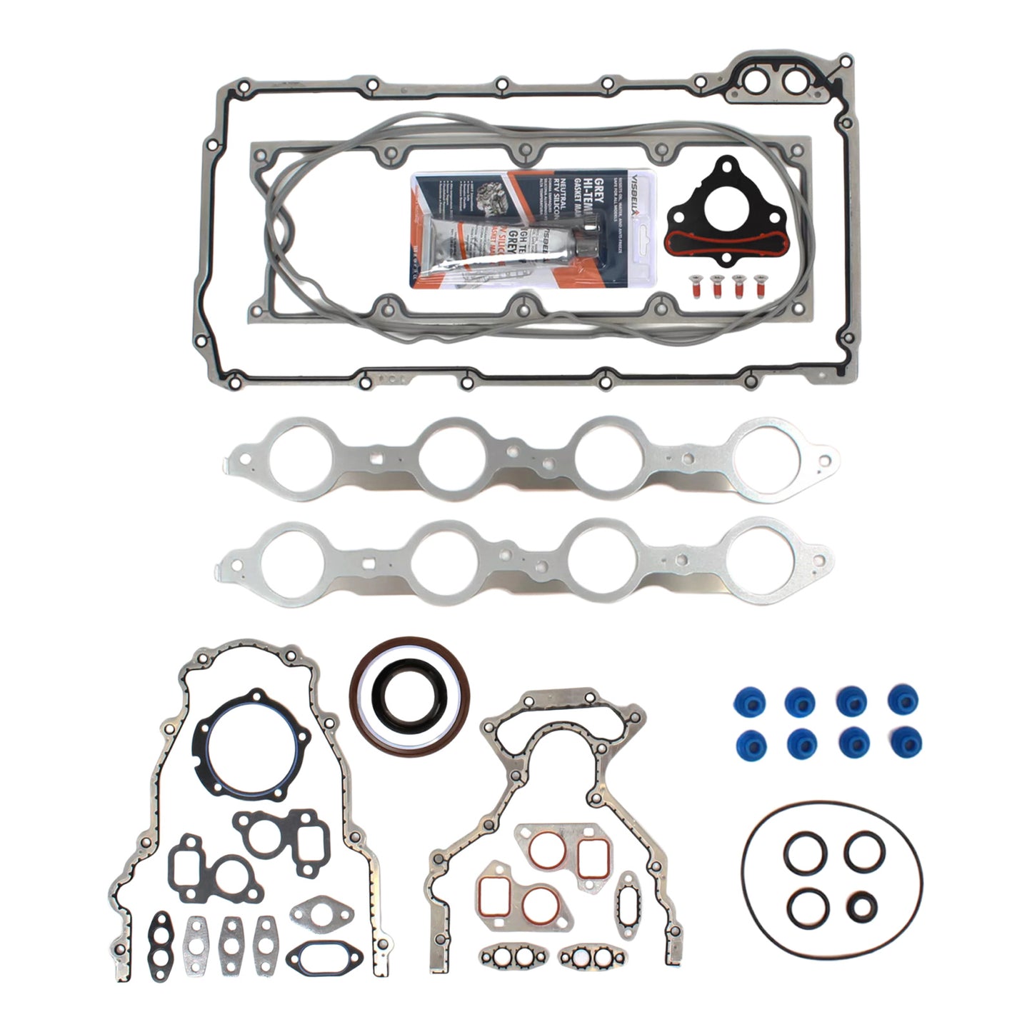 {{ Bottom End Gasket Set Suitable For Holden Commodore VT VX VY VZ HSV LS1 }} - Buy Car Parts Online at {{ Kaka Auto Parts }}.