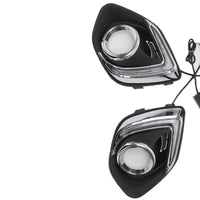 Pair Front Fog Light Lamp LED 12V Suitable For Mitsubishi ASX Outlander 2013-15