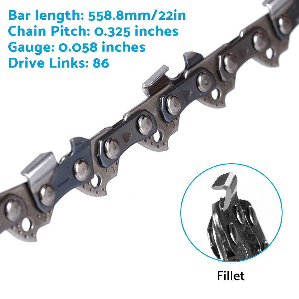 {{ 22  Chainsaw Chain 22inch 0. 325 . 058 86DL Suitable for Baumr-AG Sunseeker }} - Buy Car Parts Online at {{ Kaka Auto Parts }}.