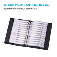{{ 1x 0201/0402/0603/0805/1206 SMD/SMT Capacitor Chip Resistor Samples Book Kit }} - Buy Car Parts Online at {{ Kaka Auto Parts }}.