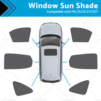 {{ Window Magnetic Mesh Sun Blind Shade Suitable for MG ZS ZST ZS EV 2018-23 }} - Buy Car Parts Online at {{ Kaka Auto Parts }}.