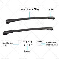 {{ Pair Balck Roof Racks Cross Bars Suitable For Subaru Forester 2008-2021 }} - Buy Car Parts Online at {{ Kaka Auto Parts }}.