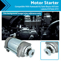 {{ Starter Motor Suitable for Kawasaki KLF300 Bayou KEF300 Lakota KVF300 1989-2004 }} - Buy Car Parts Online at {{ Kaka Auto Parts }}.