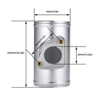 76mm MAF Mass Air Flow Sensor Mount Adapter Tube Suitable For Toyota Mazda