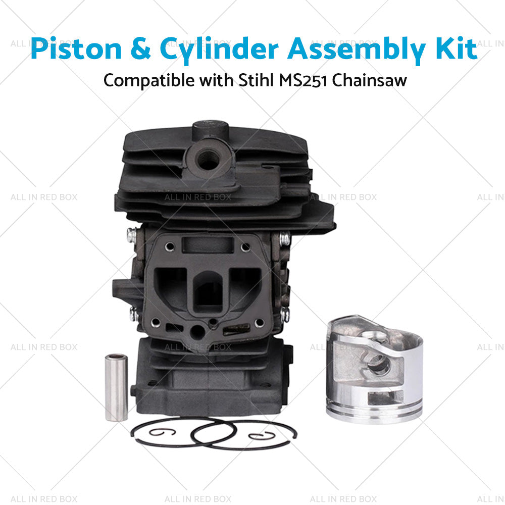 {{ Piston  and  Cylinder Kit 44mm 1143 020 1207 Suitable For Stihl MS251 Chainsaw }} - Buy Car Parts Online at {{ Kaka Auto Parts }}.