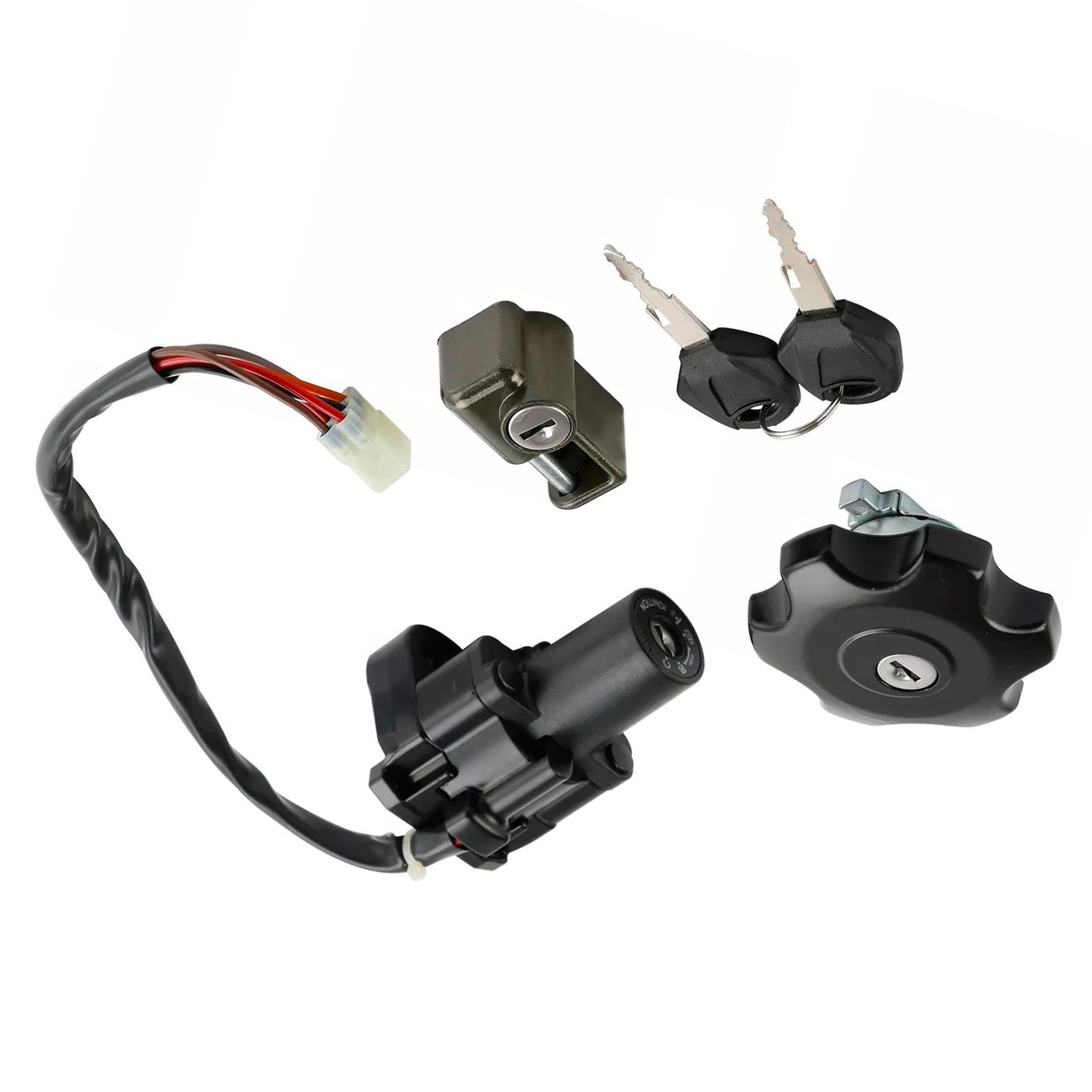 {{ Ignition & Fuel Cap Seat Lock Set Suitable for Suzuki DR650 DR650SE 1996–2022 }} - Buy Car Parts Online at {{ Kaka Auto Parts }}.