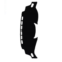 Non-Slip Dash Mat Suitable For Nissan Qashqai J11 2014-2022 SUV Dashboard Cover Black