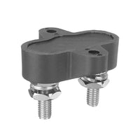 Heavy Duty Dual M6 Bus Bar Terminal Block Power Distribution Stud Black Suitable For Automotive Applications