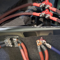 1x Bus Bar M8-M8 2 Post 12V-24V Terminal Block Positive Distribution 150A Red