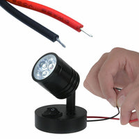 2x 12V LED Interior Spot Reading Light Wall Lamp with Switch Suitable For Caravan Camper