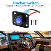 {{ For Boat Caravan Truck Marine 12V 1 Gang Toggle Rocker Switch Panel ON OFF }} - Buy Car Parts Online at {{ Kaka Auto Parts }}.