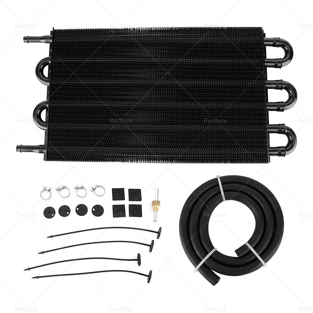 {{ 6 Row 6 AN Transmission Oil Cooler Auto Manual Radiator Converter Kit Universal }} - Buy Car Parts Online at {{ Kaka Auto Parts }}.