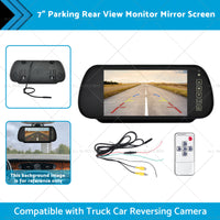 {{ 7 inch  Parking Rear View Monitor Mirror Screen Suitable for Truck Reversing Camera }} - Buy Car Parts Online at {{ Kaka Auto Parts }}.