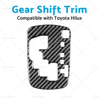 {{ Carbon Fiber Gear Shift Sticker Trim Suitable For Toyota Hilux Revo 15-23 RHD }} - Buy Car Parts Online at {{ Kaka Auto Parts }}.