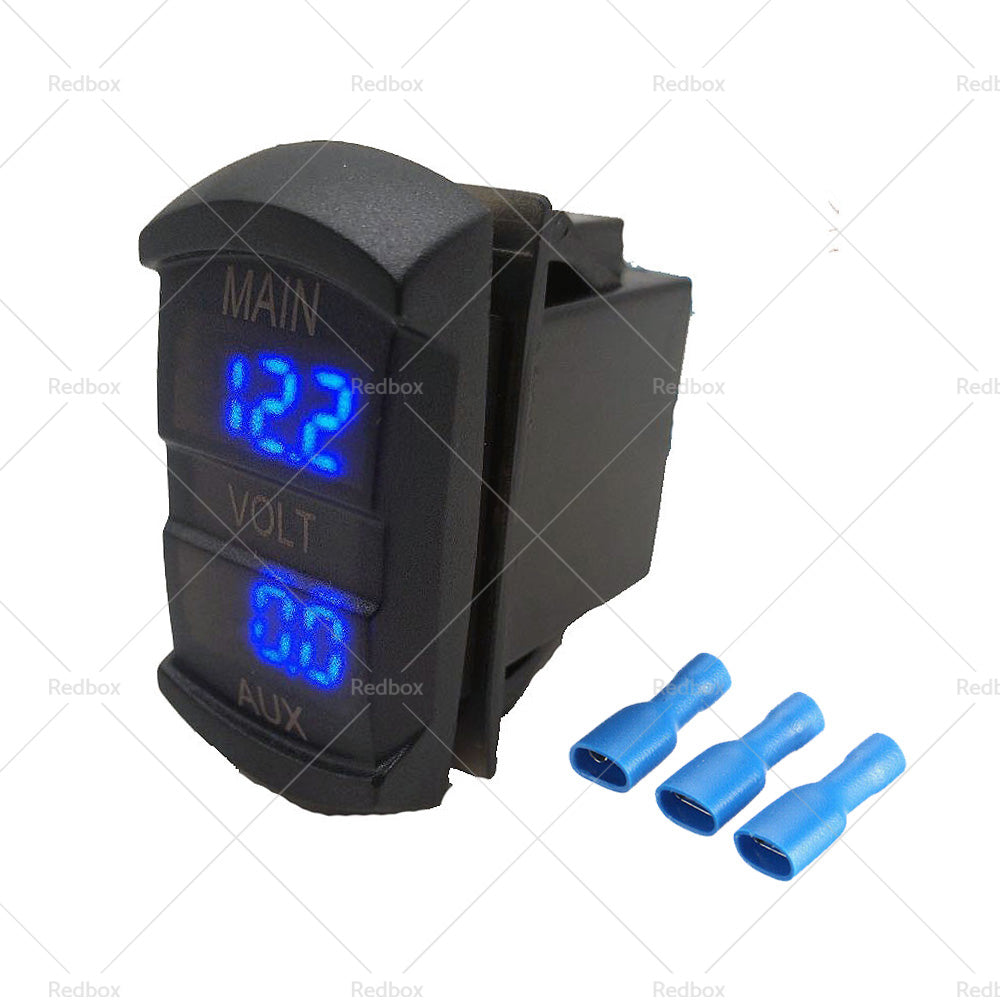 {{ 12V-24V Dual Voltmeter Battery Monitor LED Digital Car Boat Voltage Marine Gauge }} - Buy Car Parts Online at {{ Kaka Auto Parts }}.