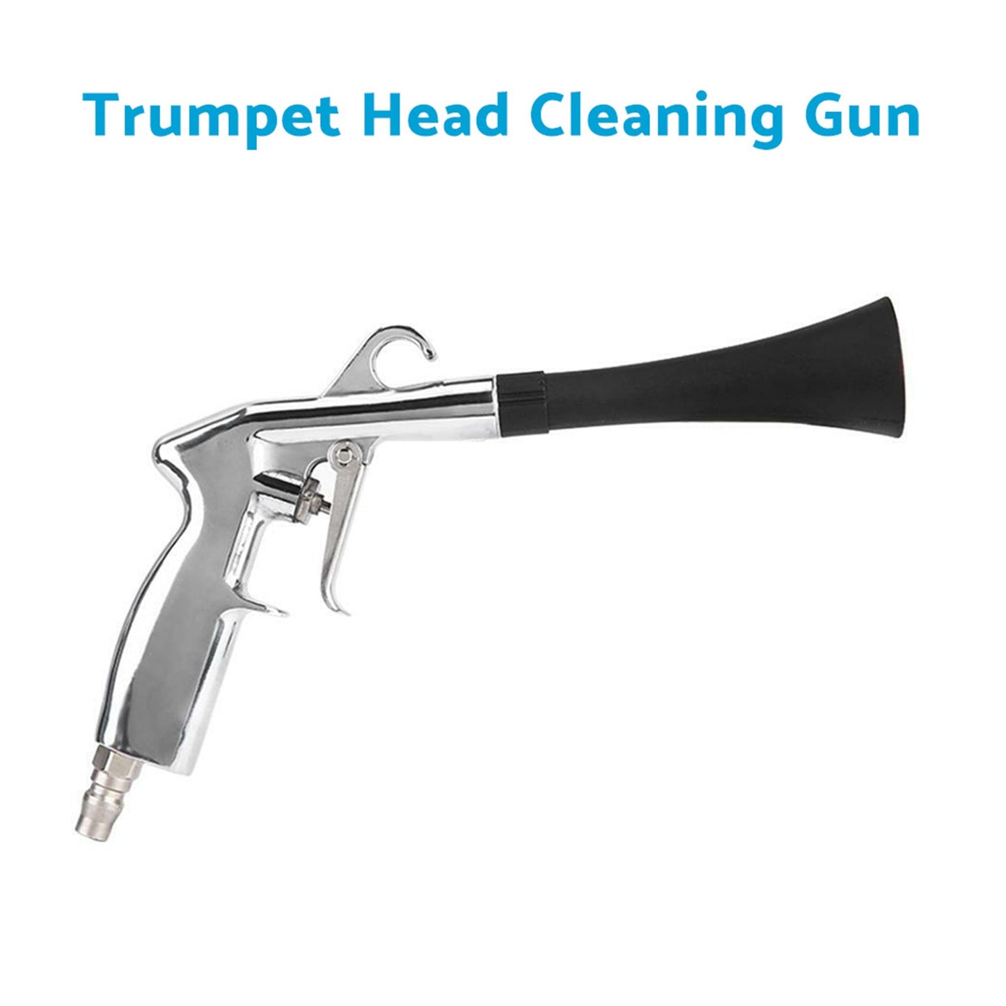 Car Cleaning Gun Aluminum Alloy Ergonomic Handle Rust-Proof Durable 0.8 MPa