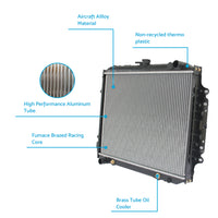 {{ RADIATOR FIT HOLDEN RODEO TF G1 G3 G6 G7 2. 6 PETROL 1987-1997 AUTO MANUAL }} - Buy Car Parts Online at {{ Kaka Auto Parts }}.