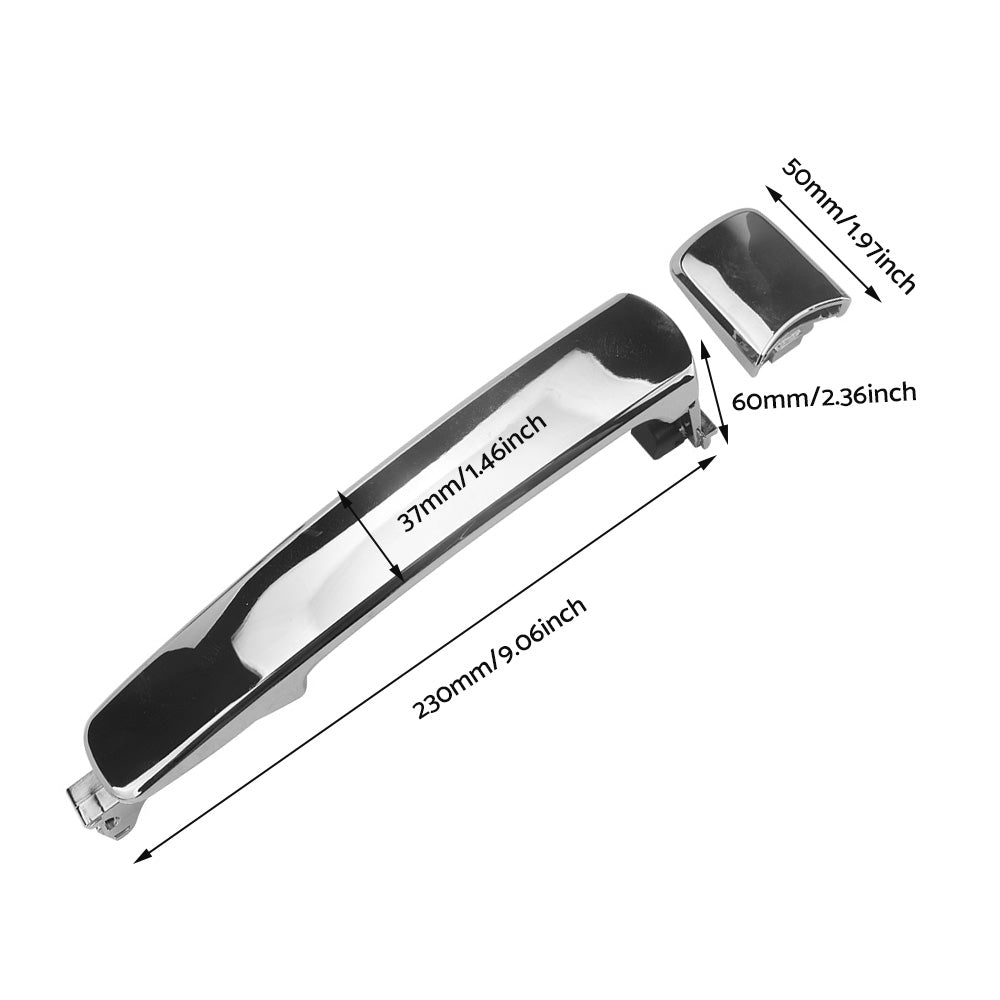 {{ For Nissan XTrail T31 2007-2013 REAR LH Left  or  RH Right Outer Door Handle Chrome }} - Buy Car Parts Online at {{ Kaka Auto Parts }}.