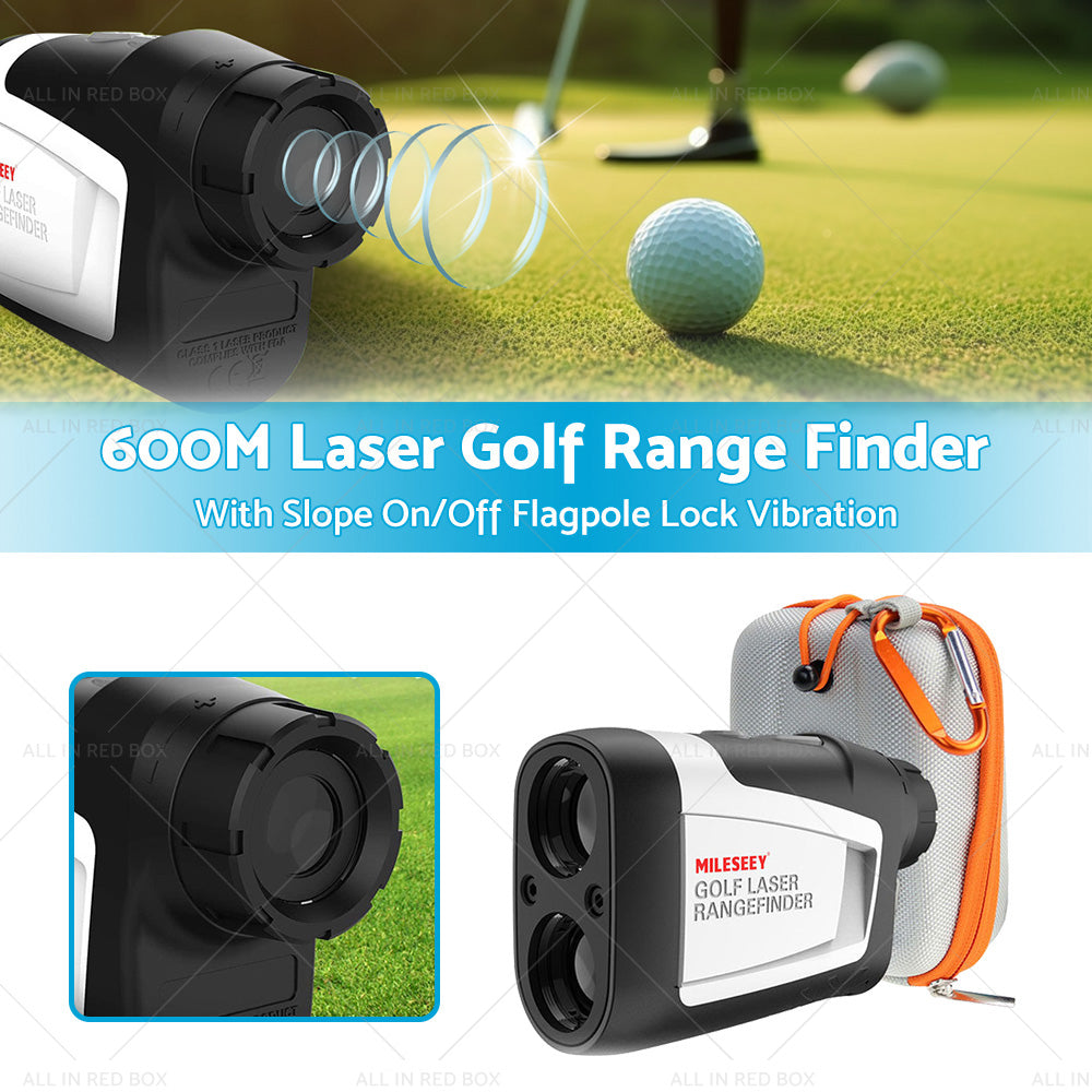 {{ Mileseey 600M Golf Laser Range Finder with Slope On Off Flagpole Lock Vibration }} - Buy Car Parts Online at {{ Kaka Auto Parts }}.