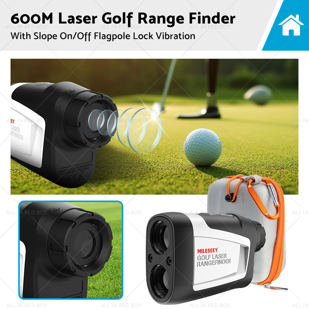 {{ Mileseey 600M Golf Laser Range Finder with Slope On Off Flagpole Lock Vibration }} - Buy Car Parts Online at {{ Kaka Auto Parts }}.