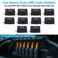 {{ 10x Heavy Duty ANS Fuse Holder 20-200AMP ANF ANG Circuit Breaker Box Midi Set }} - Buy Car Parts Online at {{ Kaka Auto Parts }}.