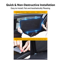 Magnetic Car Window Sun Shades Sun Blind Suitable For Kia EV5 2023-2025