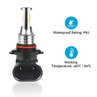 2X HB3 9005 60W 12V Xenon White 6000K Light Car Headlight Lamp Globes Bulbs LED