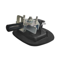 1x Central Locking Handle Whale Tail Lock Power Operated Black Recessed Folding