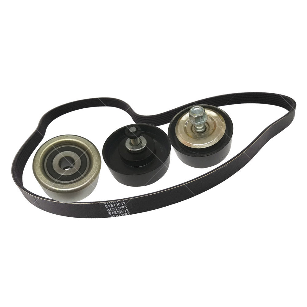 {{ Drive Fan Belt  Idler Pulley Kit Compatible with Hilux 3. 0L Diesel 1KD-FTV KUN16 KUN26 }} - Buy Car Parts Online at {{ Kaka Auto Parts }}.