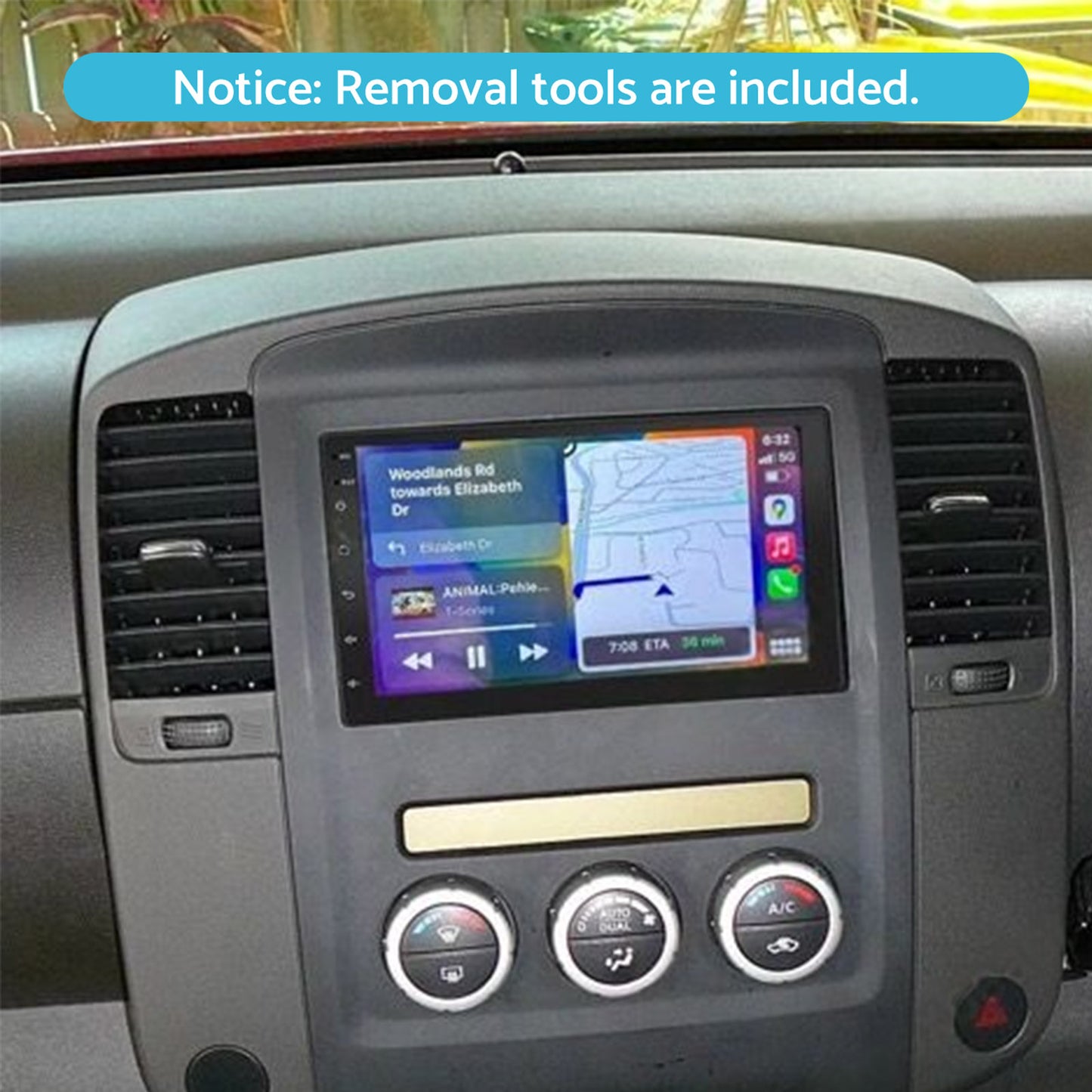 In-Dash Head Units Android Car Stereo 7'' Suitable For Nissan Navara D40 2007-15