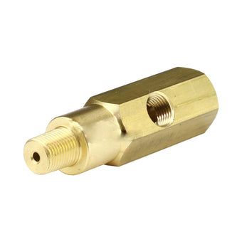 compare product Oil Pressure Gauge Adapter 1/8-Inch NPT Male & Female Thread Suitable For Various Applications